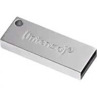Intenso Premium Line, 64 GB, USB Typ-A, 3.2 Gen 1 (3.1 Gen 1), 100 MB/s, Ohne Deckel, Silber