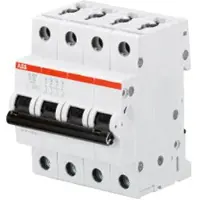ABB S204-D25 Sicherungsautomat D-Char., 6 kA, 25 A, 4P