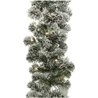 Lumineo Imperial Girlande d25l270 cm50l weiß Weihnachten (groen,wit)