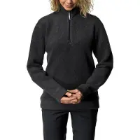 Houdini Pullover Alto Half Zip Women True Black-S