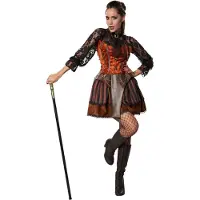 TecTake dressforfun - Steampunk Gräfin XXL - fancy dress kostüm halloween verkleiden partykleidung karneval kostüm partykleidung - 302314