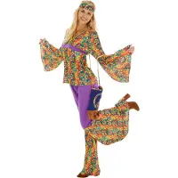 Dressforfun Faschingskostüm Hippie – Damen – Größe XL