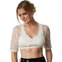 Dressforfun Dirndlbluse Lotti – Damen – Größe XXL