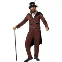 TecTake dressforfun - Steampunk Graf XXL - kostüm kostüm halloween kostüm partykleidung karnevalskostüm partykleidung - 302349