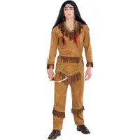 Dressforfun Herrenkostüm Indianer Häuptling grosser Fuchs