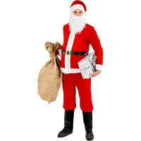 Dressforfun Faschingskostüm Weihnachtsmann – Herren – Größe M