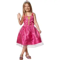 Dressforfun Mädchenkostüm Prinzessin pinke Rose