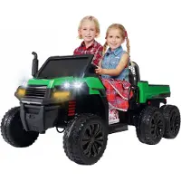 Actionbikes Motors Kinder Elektroauto UTV A730 | Elektrofahrzeug mit Fernbedienung - Kinder Auto elektrisch - Geländefahrzeug - ab 3 Jahren (Grün)