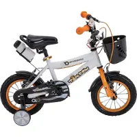 Actionbikes Motors Actionbikes Kinderfahrrad Timson 12 Zoll | Kinder Fahrrad - Mädchen Rad - Jungen Bike - Kinderrad - V-Brake Bremsen - Korb - Stützräder - 2-5 Jahre