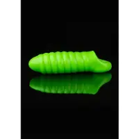 Ouch! Swirl Thick Stretchy Penis Sleeve - Glow in the Dark
