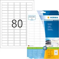 Herma Etiketten A4 weiß 35,6x16,9 mm Papier matt 2000 St.