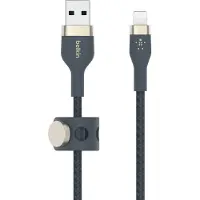 Belkin CAA010BT1MBL, 1 m, USB A, USB C/Lightning, Männlich, Männlich, Blau