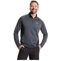 FASTWAY Uni 203 2nd Layer Zip-Shirt M unisex grau, M