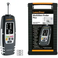 Laserliner Feuchtigkeitsmessgerät MultiWet Finder - Digital Feuchtigkeitsmesser Wand, Boden oder Decke