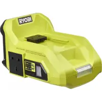 Ryobi Akku-Wechselrichter RY36BI300A-0 300W, mobile Stromquelle, Inverter, USB A- und USB C-Anschluss