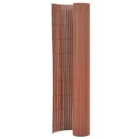 vidaXL Gartenzaun Doppelseitig 110x300 cm Braun