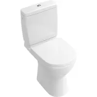 Villeroy & Boch Villeroy und Boch O.novo vita Stand-Tiefspül-WC 5689R001 weiß, Abgang waagerecht, spülrandlos, DirectFlush