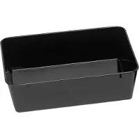 Waca 1450 Auslageschale Präsentationsschale 290 x 160 x 60 mm schwarz