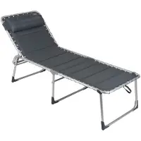 Crespo - Klappbett - AL/364 - Deluxe - Dunkelgrau