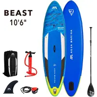 Aqua Marina BEAST 2021 | Stand Up Paddle Board - Fitness Blau