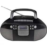 Soundmaster SCD7800, Analog & Digital, DAB+, FM, Spieler, CD, CD-R, CD-RW, 3 W, LCD
