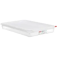ARAVEN Gastronorm GN 1/1 Lebensmittelbehälter - 8,3 Liter - 53 x 32,5 x 6,5 cm (H)