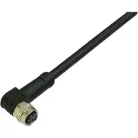 Bkl Electronic 2700015 Sensor-/Aktor-Anschlussleitung M8 Kupplung, gewinkelt 2 m