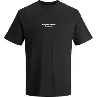 Jack & jones Junior T-Shirt Vesterbro 12242827 Schwarz Loose Fit
