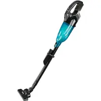 Makita DCL284FZB, 2-in-1-Stabstaubsauger, Schwarz, Türkis, Rechteckig, Trocken, 3 Jahr(e), Mechanisch