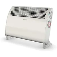 Enzo CALEO TT, Radiator/fan, 24 h, Flur, Weiß, Metall, Drehregler