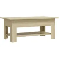 vidaXL Couchtisch Sonoma-Eiche 102x55x42 cm Holzwerkstoff