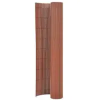 vidaXL Gartenzaun Doppelseitig 110x400 cm Braun