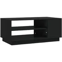 vidaXL Couchtisch Schwarz 102x55x43 cm Holzwerkstoff