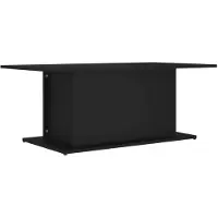 vidaXL Couchtisch Schwarz 102x55,5x40 cm Holzwerkstoff