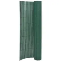 vidaXL Gartenzaun Doppelseitig 110x500 cm Grün