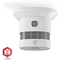 Nedis SmartLife Rauchmelder - Zigbee 3.0 - Batteriebetrieben - Sensorlebensdauer: 10 Jahre - EN 14604 - Max. Batterie-Lebensdauer: 60 Monate - 85 dB - Weiss - 1 Stück