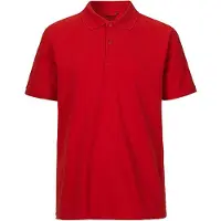 Neutral O20080 | Herren Classic Polo / 100% Fairtrade-Baumwolle - Farbe: Red - Größe: 3XL