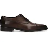Heritage Cognacfarbene Lederschnürschuhe | Größe 45