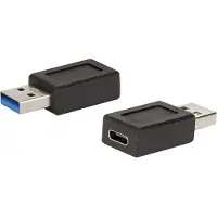 E+p CC371 USB-C Kompaktadapter USB-A Stecker+USB-C Kupplung
