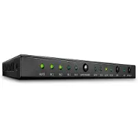 Lindy 4 Port HDMI 2.0 18G Switch mit Audio