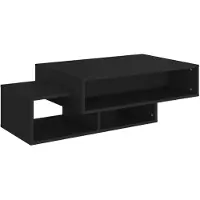 vidaXL Couchtisch Schwarz 105x55x32 cm Holzwerkstoff