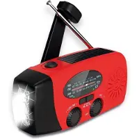 Fontastic Solar, Dynamo AM/FM/WB Kurbelradio, Taschenlampe