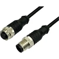 Bkl Electronic 2702003 Sensor-/Aktor-Anschlussleitung M12 Kupplung, gerade 2 m P