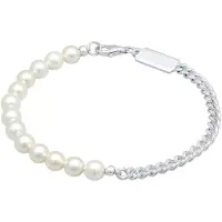 KUZZOI Armband 925 Sterling Silber in Silber | Gr.: 19 cm