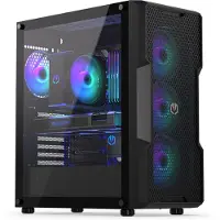 Endorfy Regnum 400 ARGB, Tower, PC, Schwarz, ATX, micro ATX, Mini-ITX, Multi, Taschenlüfter
