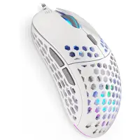 Endorfy LIX Plus Onyx White, rechts, Optisch, USB Typ-C, 19000 DPI, 10,16 ms, Weiß