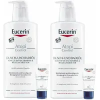 Eucerin AtopiControl Dusch- und Badeöl 2x400 ml Duschgel