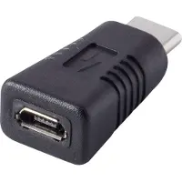 Renkforce USB 2.0 Adapter [1x USB-C Stecker - 1x USB 2.0 Buchse Micro-B] rf-usba-11 vergoldete Steckkontakte