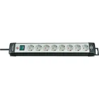 Brennenstuhl -Line Steckdosenleiste 8-fach schwarz/lichgrau 5m H05VV-F 3G1,5, 1951580101