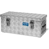 Alutec R 37, Aufbewahrungsbox, Aluminium, Rechteckig, Aluminium, Muster, Aluminium